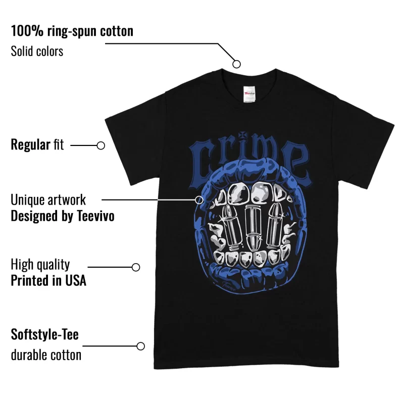 TeeVivo Jordan 4 SB Navy Shirt, Crime Shirt, SB Navy 4s Shirt, Jordan 4 Outfit
