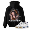 TeeVivo Jordan 4 SB Navy Hoodie, God Daaamn Hoodie, SB Navy 4s Hoodie, Jordan 4 Outfit