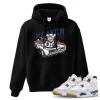 TeeVivo Jordan 4 SB Navy Hoodie, Heaven vibes Hoodie, SB Navy 4s Hoodie, Jordan 4 Outfit