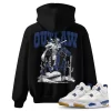 TeeVivo Jordan 4 SB Navy Hoodie, Outlaw Hoodie, SB Navy 4s Hoodie, Jordan 4 Outfit