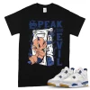 TeeVivo Jordan 4 SB Navy Shirt, Speak no evil Shirt, SB Navy 4s Shirt, Jordan 4 Outfit