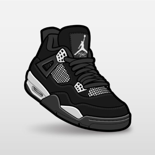 Match Air Jordan 4 White Thunder