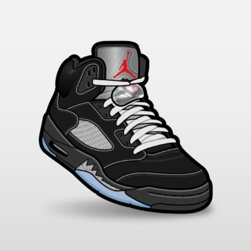 Match Air Jordan 5 OG Black Metallic Reimagined