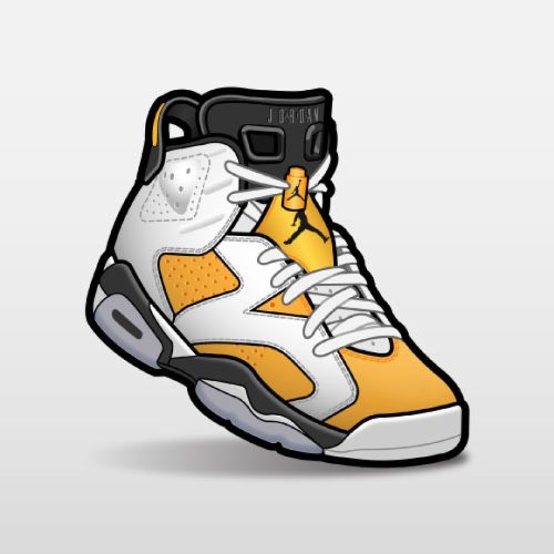 Match Air Jordan 6 Yellow Ochre