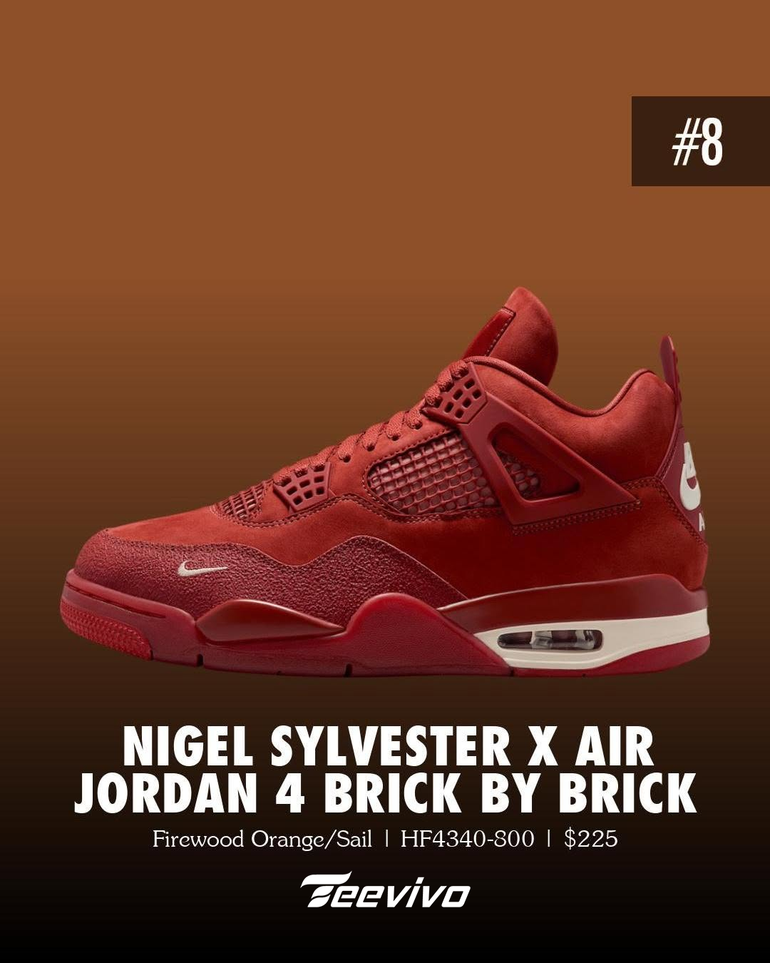 Nigel Sylvester x Air Jordan 4 Brick by Brick